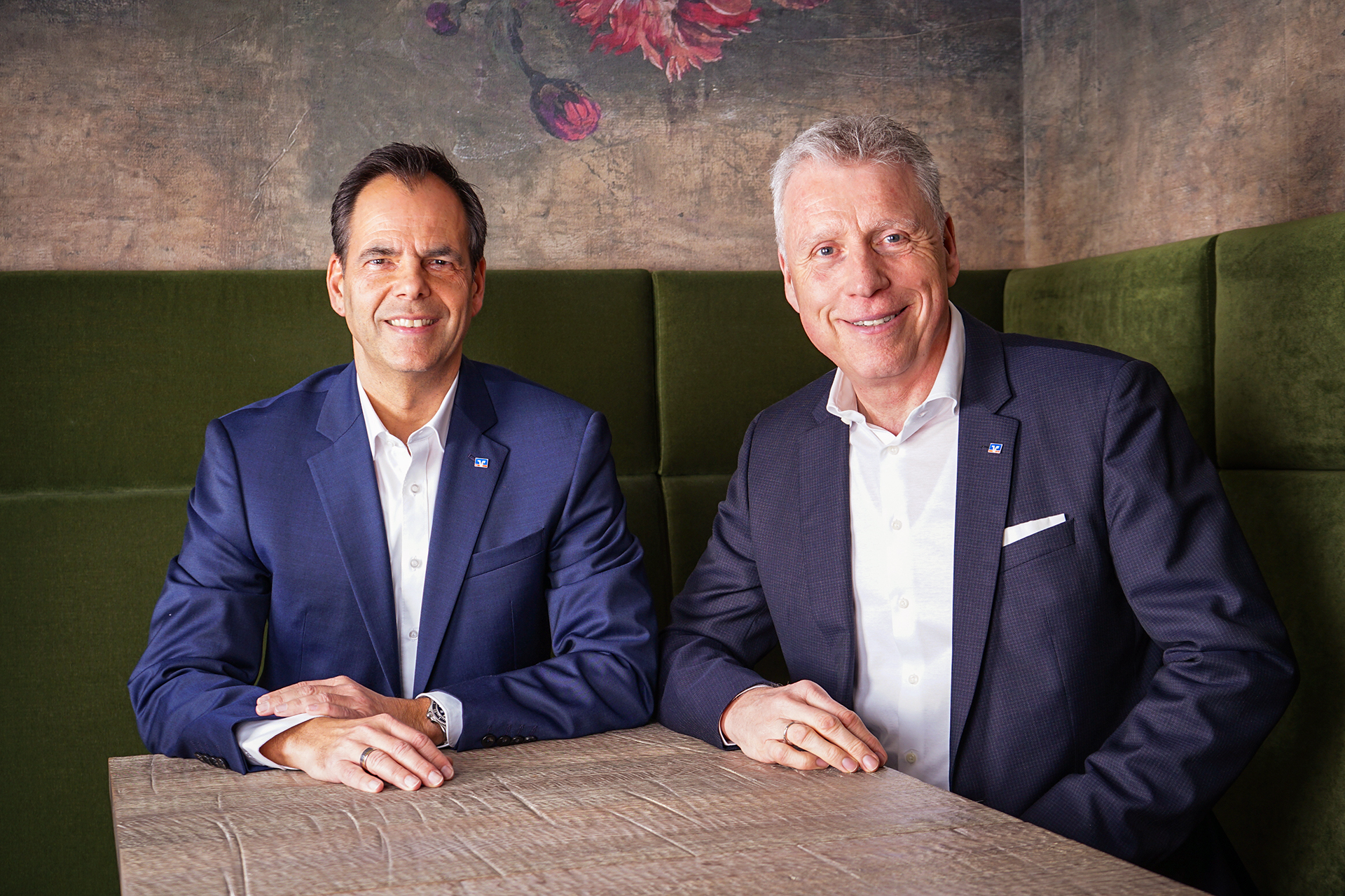 Michael Willemse und Jürgen Cleven präsentierten die Zahlen des Geschäftsjahres 2023.